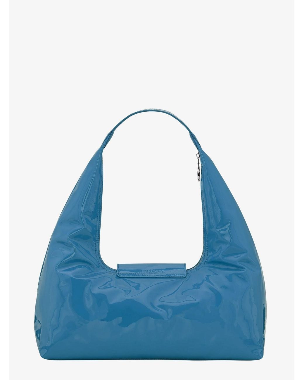 Longchamp Blue Le Pliage Xtra Patent Leather Shoulder Bag