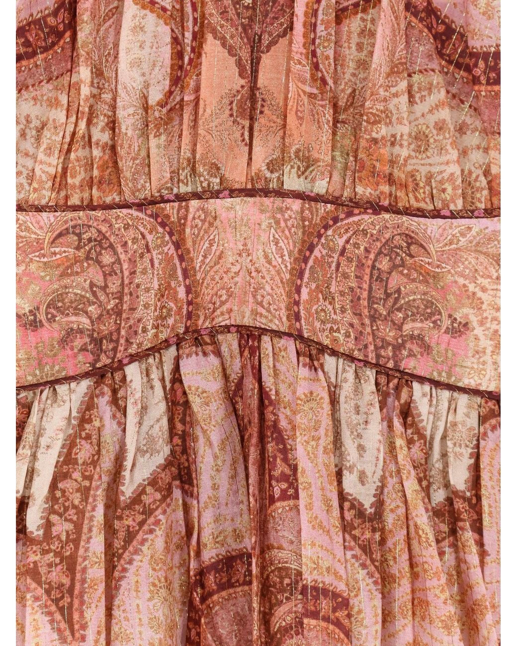 Zimmermann White Cotton And Silk Blend Wanderlust Long Dress