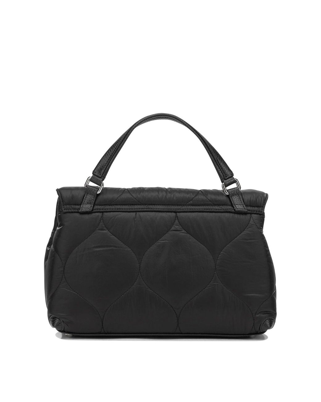 Zanellato Black "Postina Lunaria" Medium Handbag