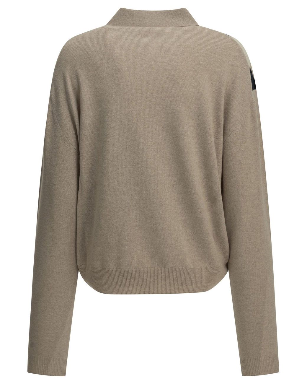 Miu Miu Brown Cashmere Polo Sweater