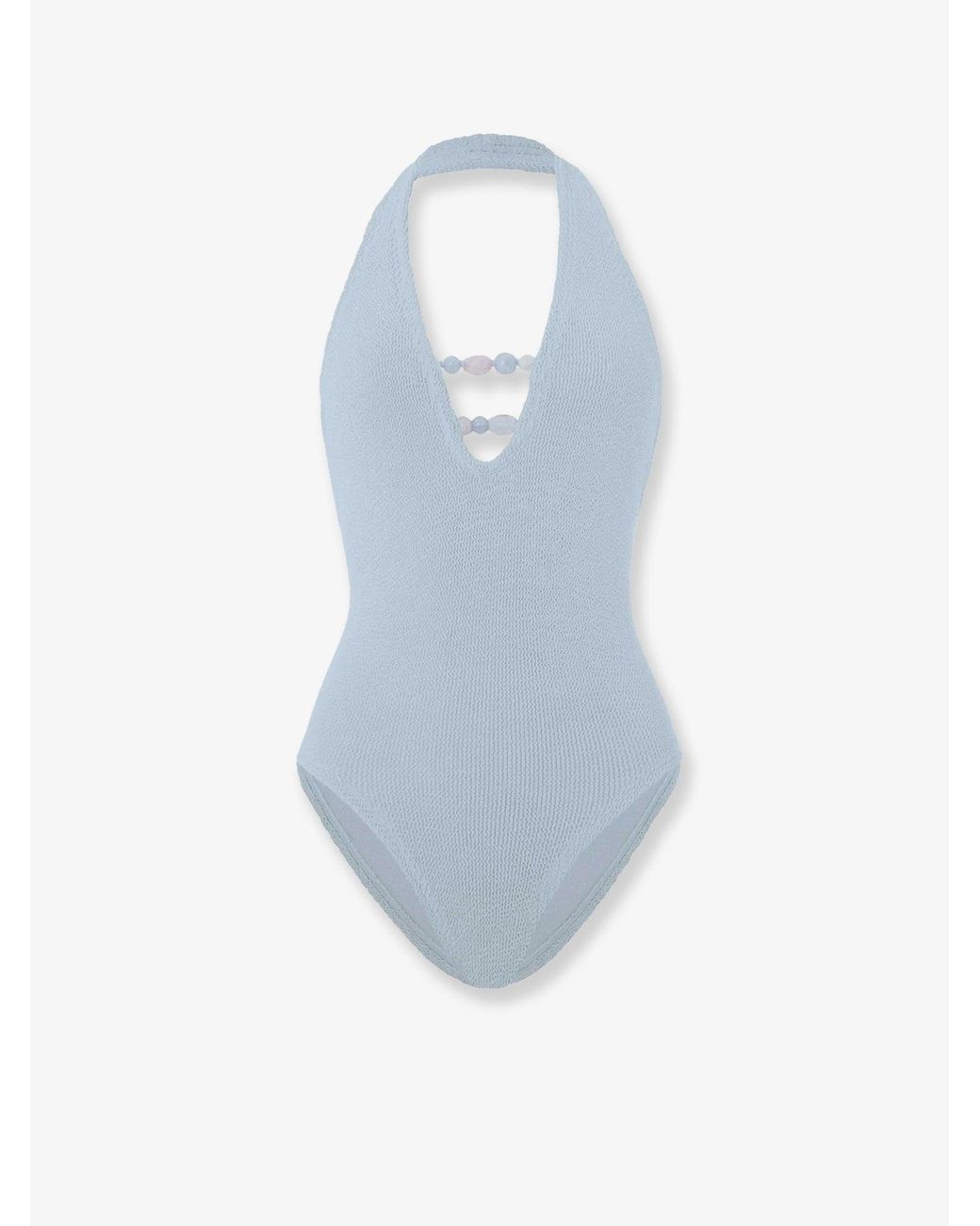 Hunza G Blue One-Piece Swimsuit Adriana