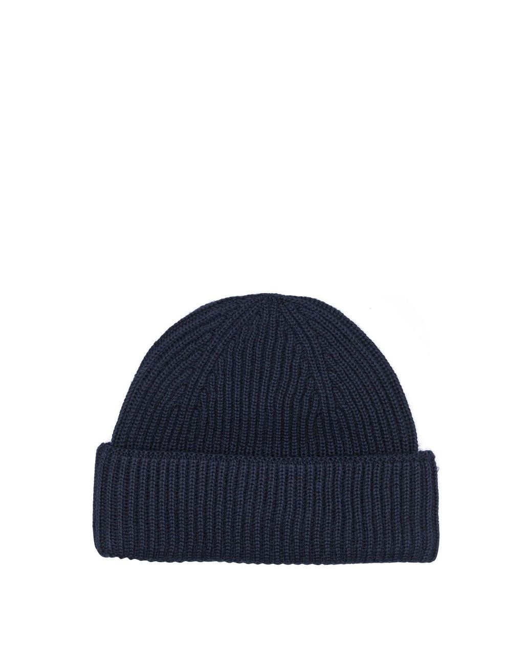Maison Kitsuné Blue Fox Head Beanie for men