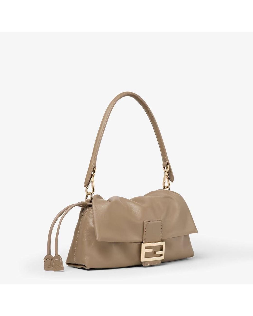 Fendi Natural Baguette Soft Small Shoulder Bag