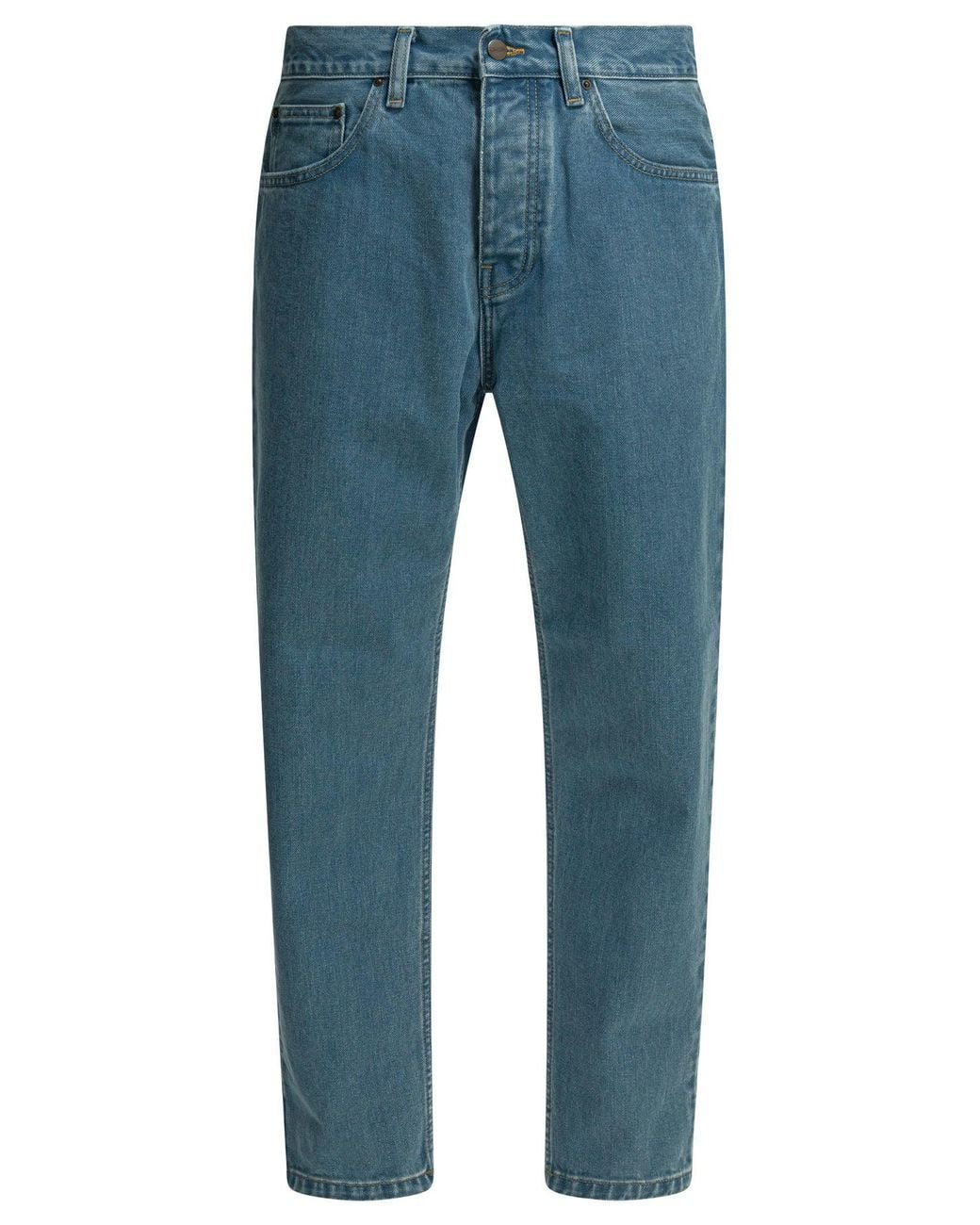 Carhartt Blue Organic Cotton Jeans for men
