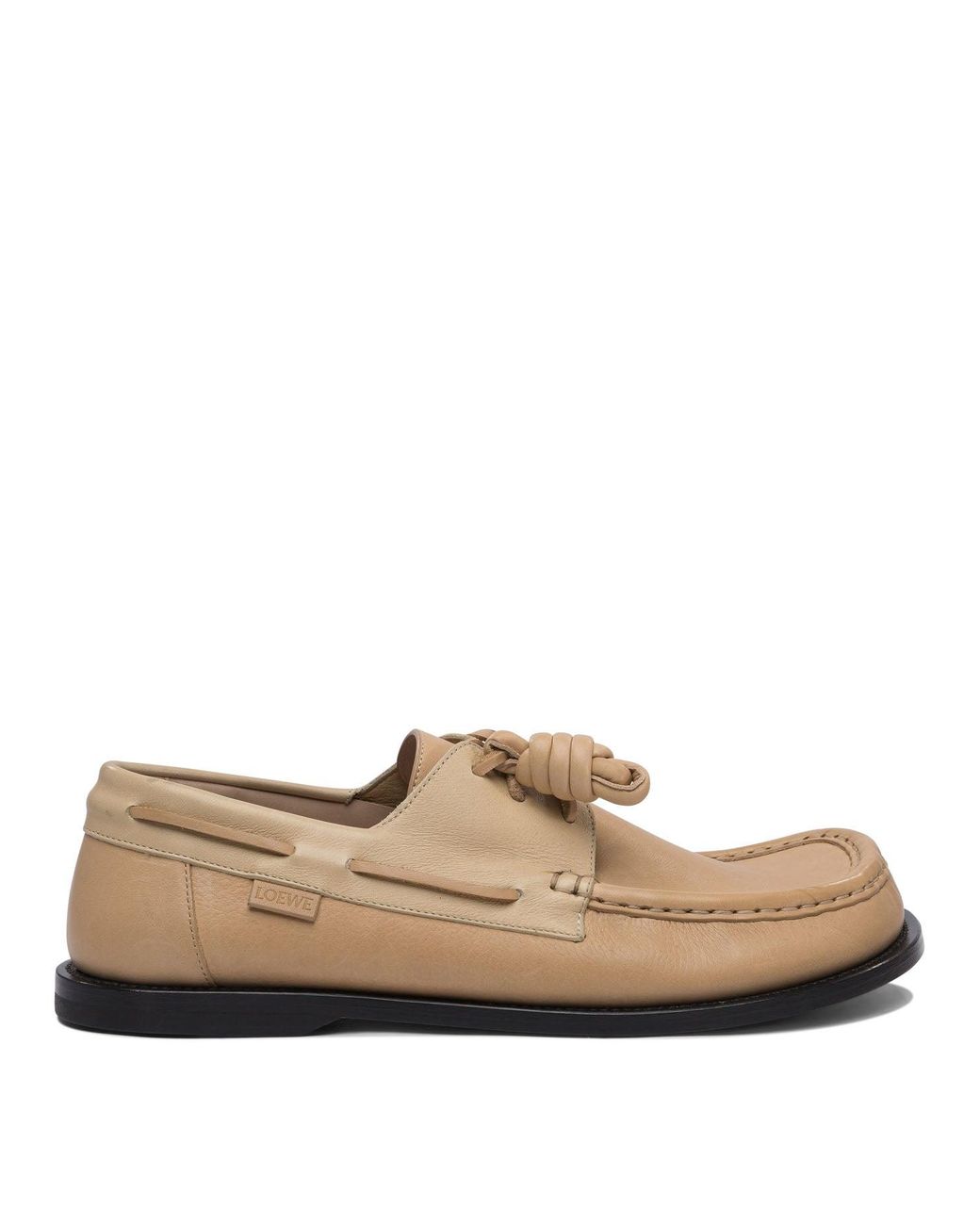 Loewe Brown "Campo" Laced Loafers for men
