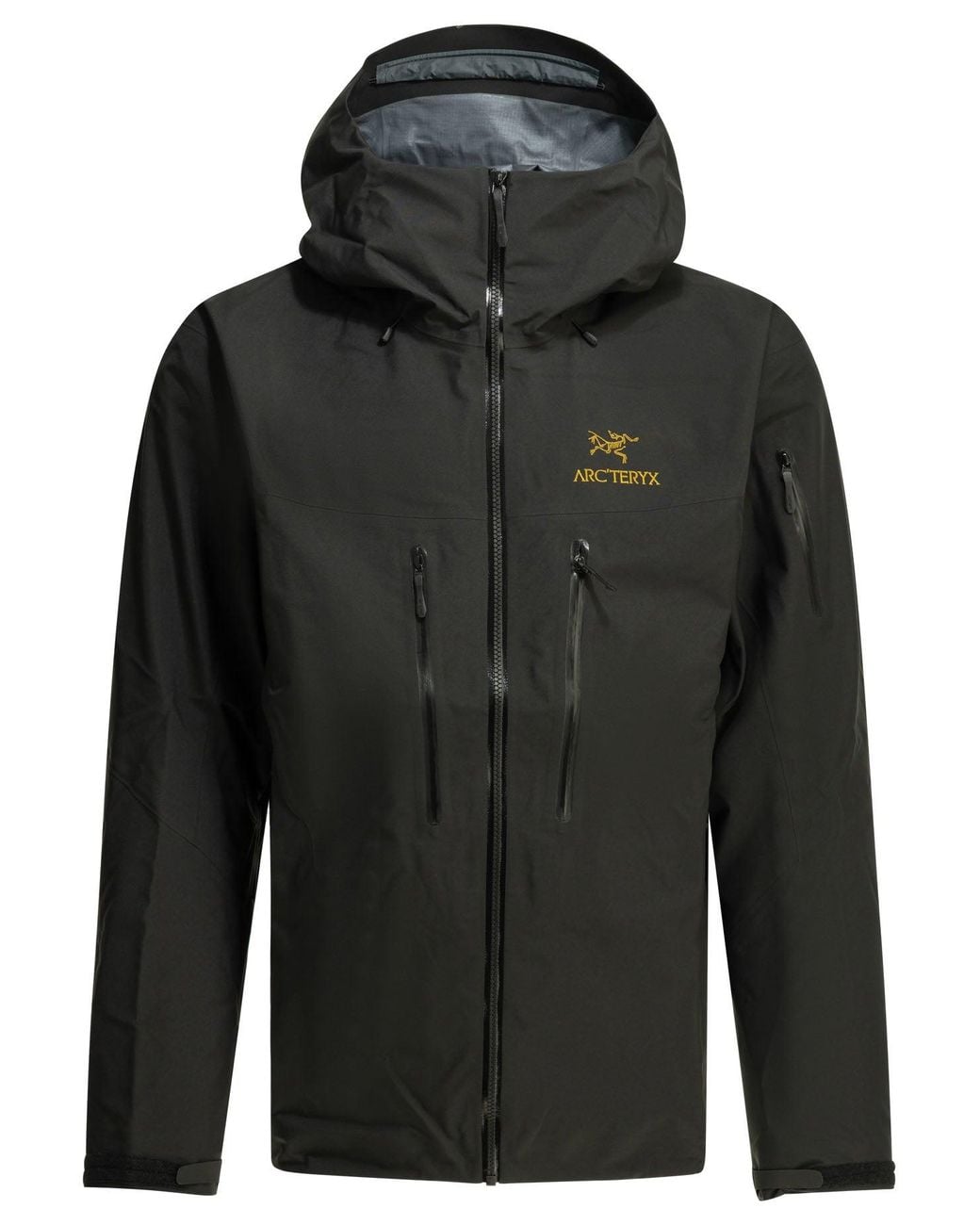 Arc'teryx Black Alpha Sv Windbreaker Jacket for men