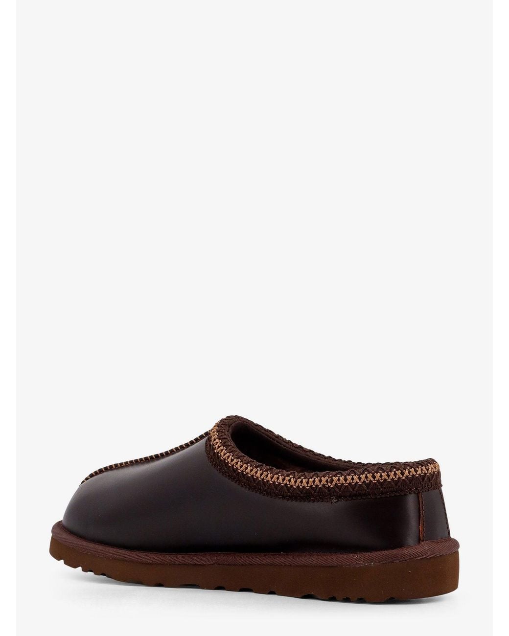 Ugg White Tasman Lthr Regen Leather Mule for men