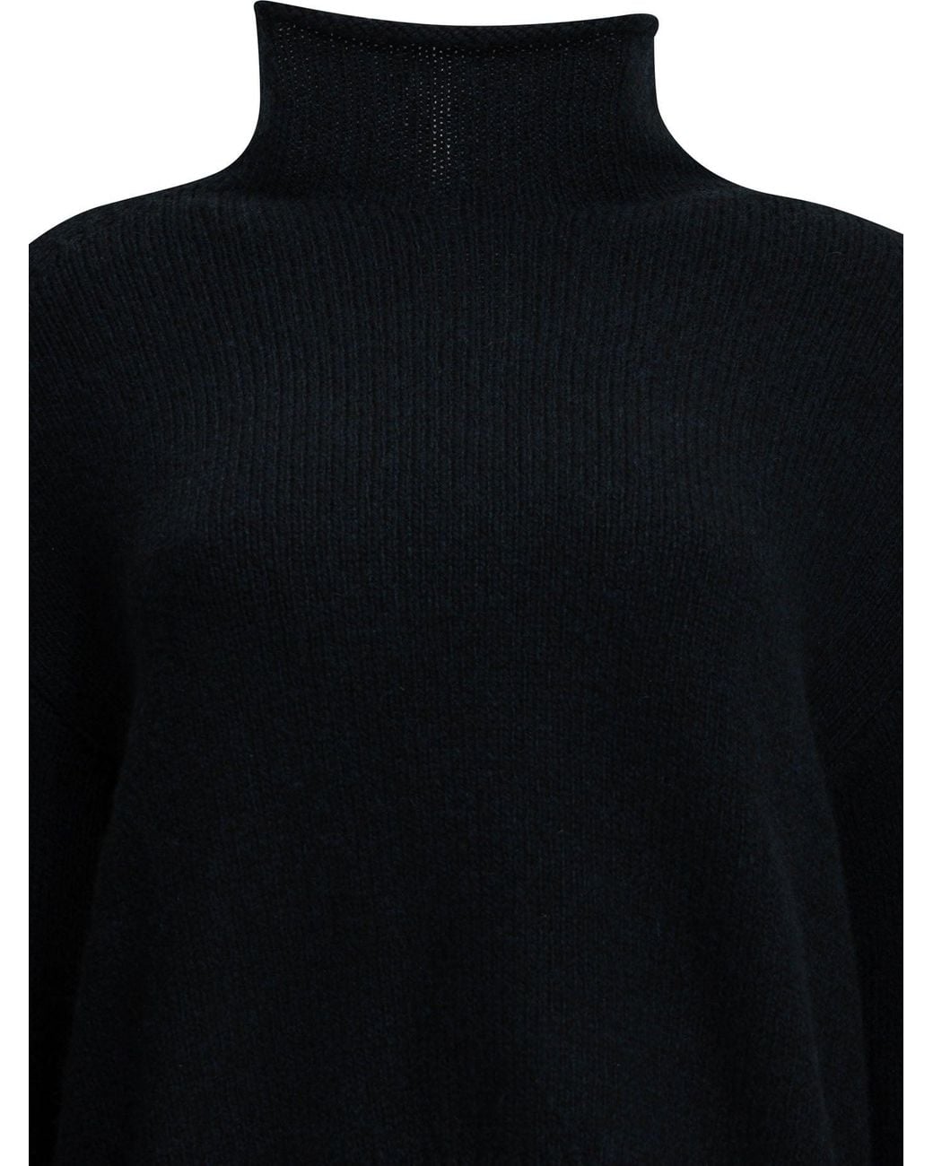 Khaite Black Marke Turtleneck Sweater