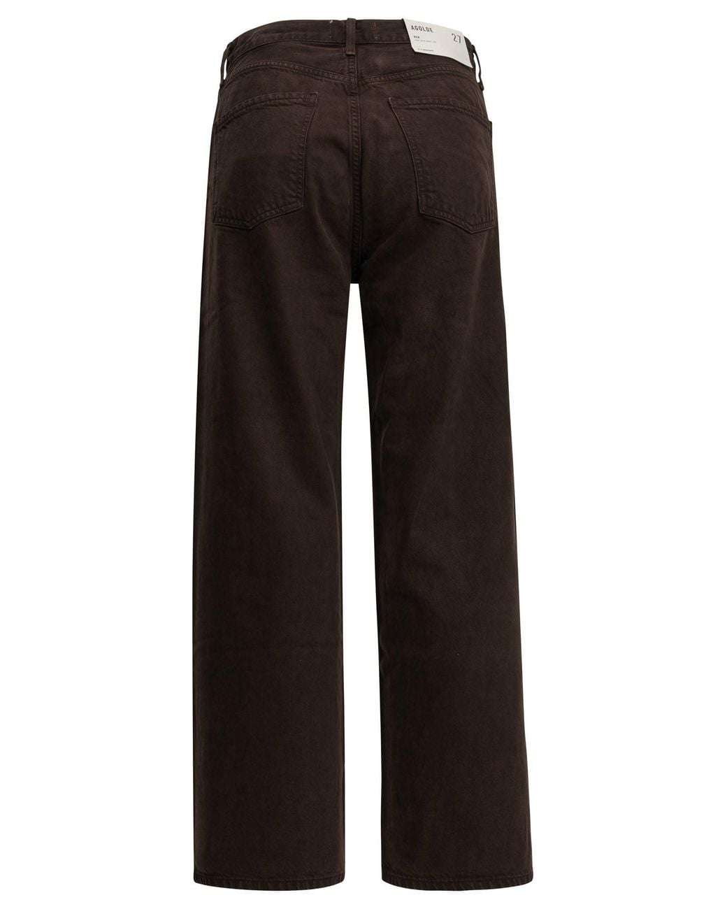 Agolde Black "Ren" Wide-Leg Jeans
