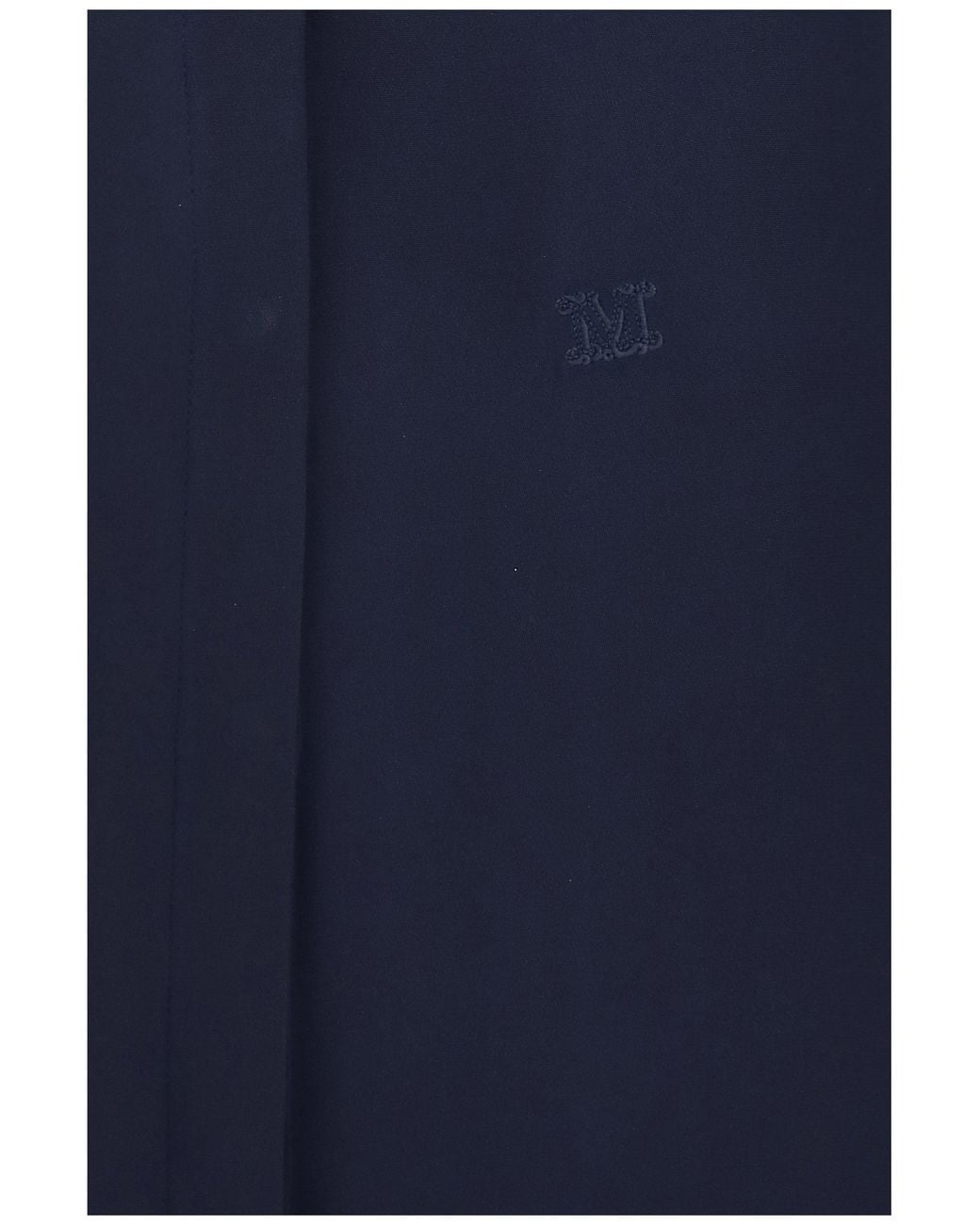 Max Mara Blue Geranio Crepe De Chine Shirt
