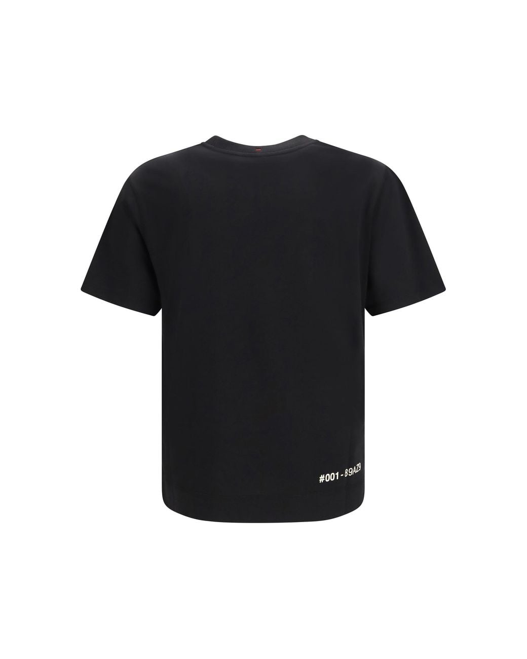 Moncler Black Cotton T-Shirt for men