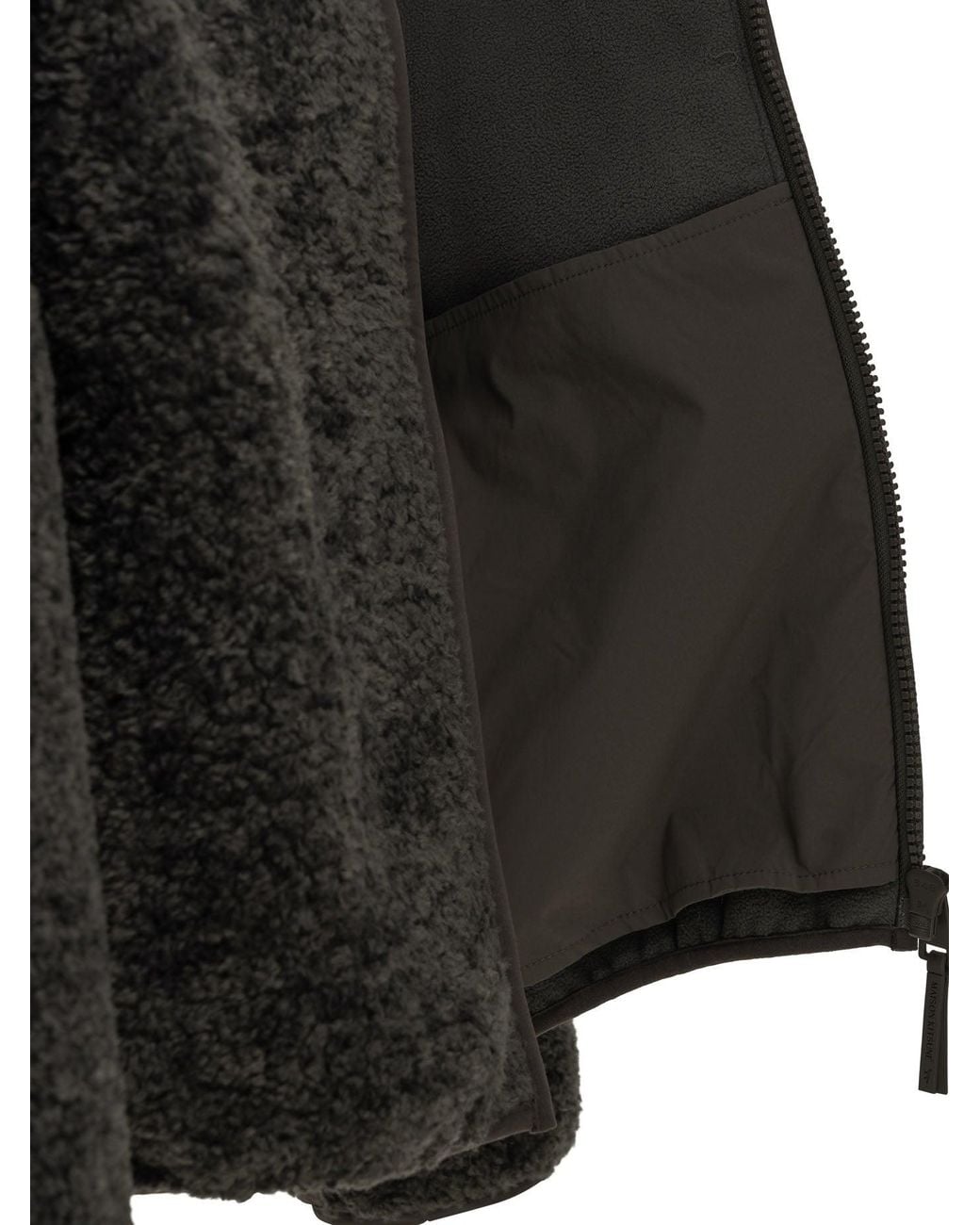 Maison Kitsuné Black Fleece Jacket for men