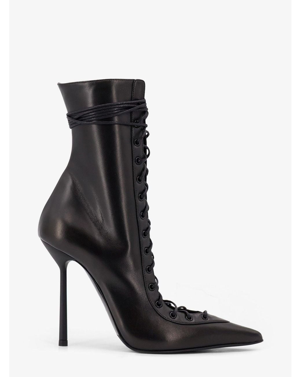 Le Silla Black Colette 120 Leather Boots