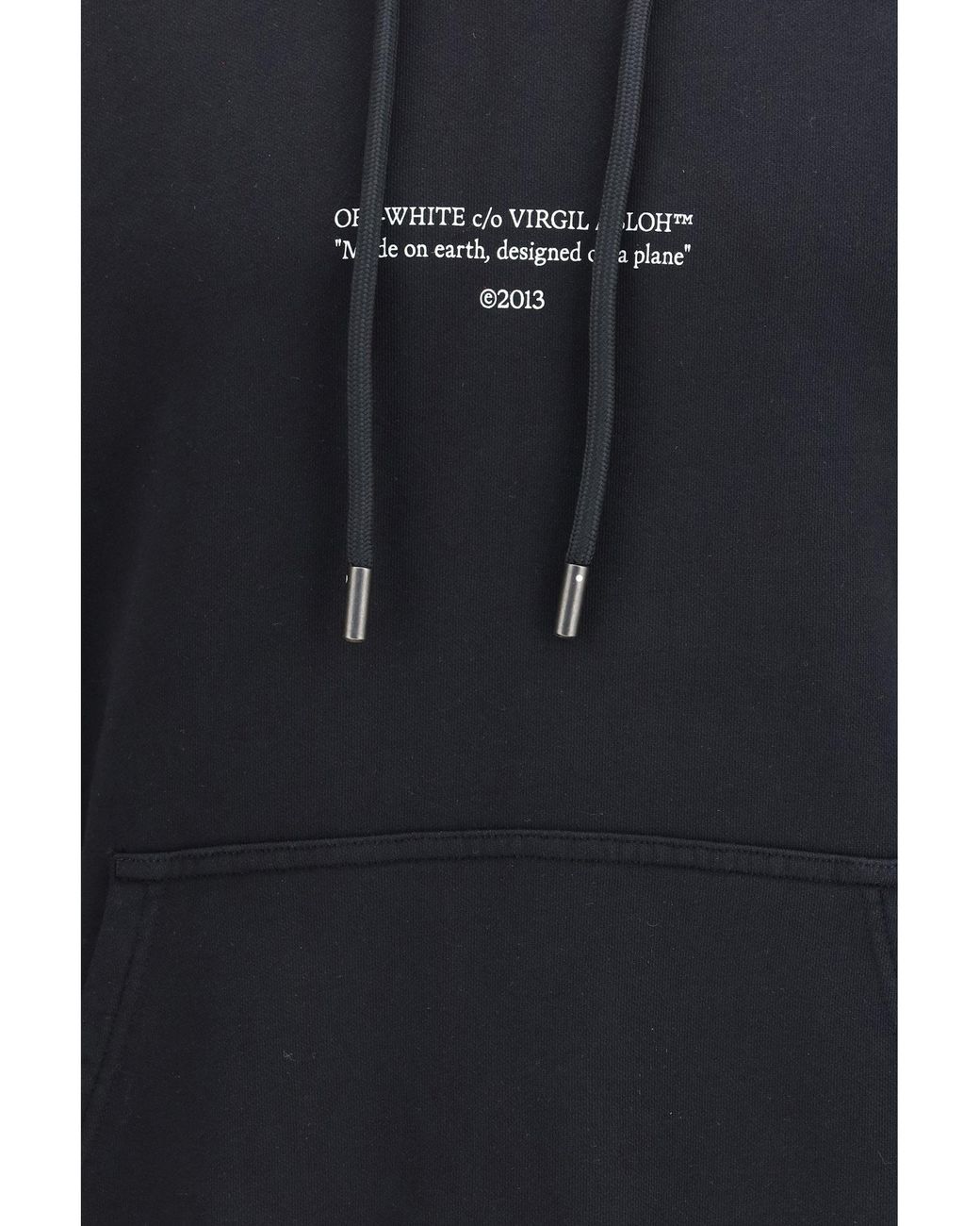 Off-White c/o Virgil Abloh Blue Statement Skate Hoodie for men
