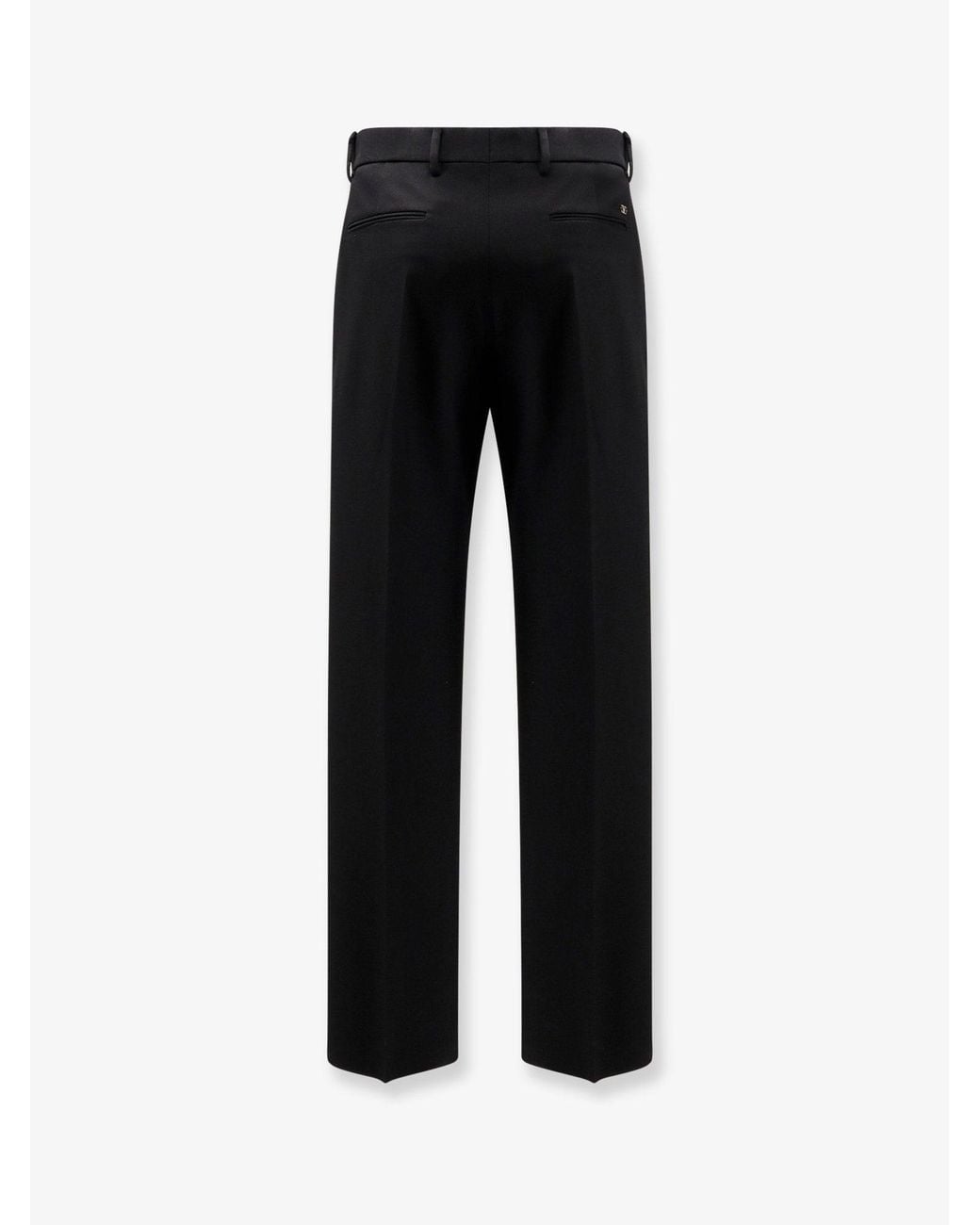 Valentino Black Virgin Wool Trousers for men