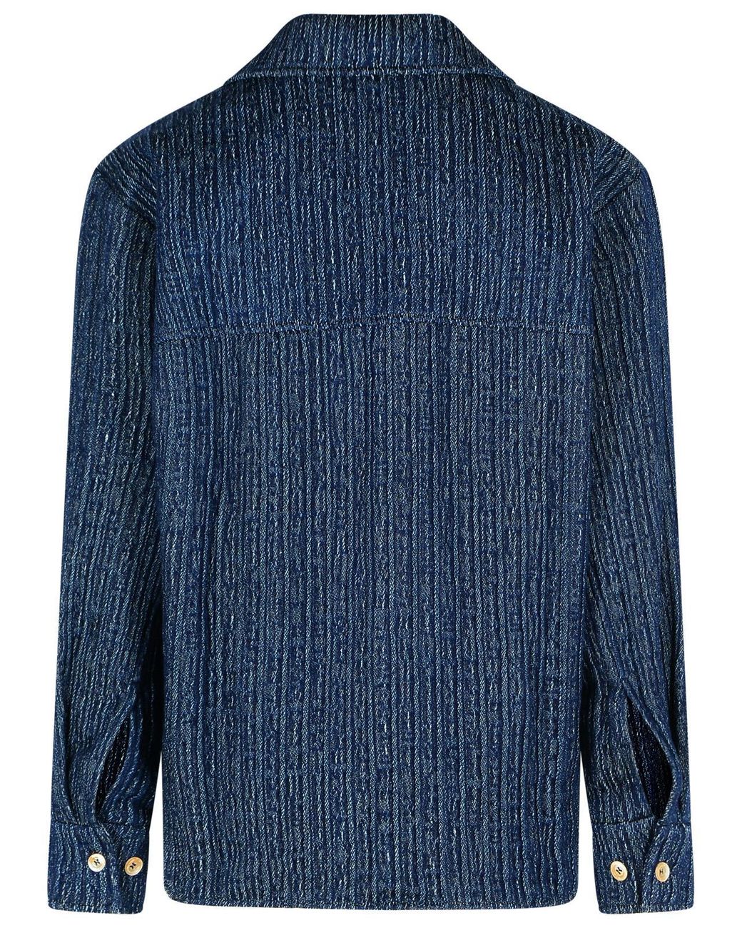 Séfr Blue 'Wes' Cotton Shirt for men