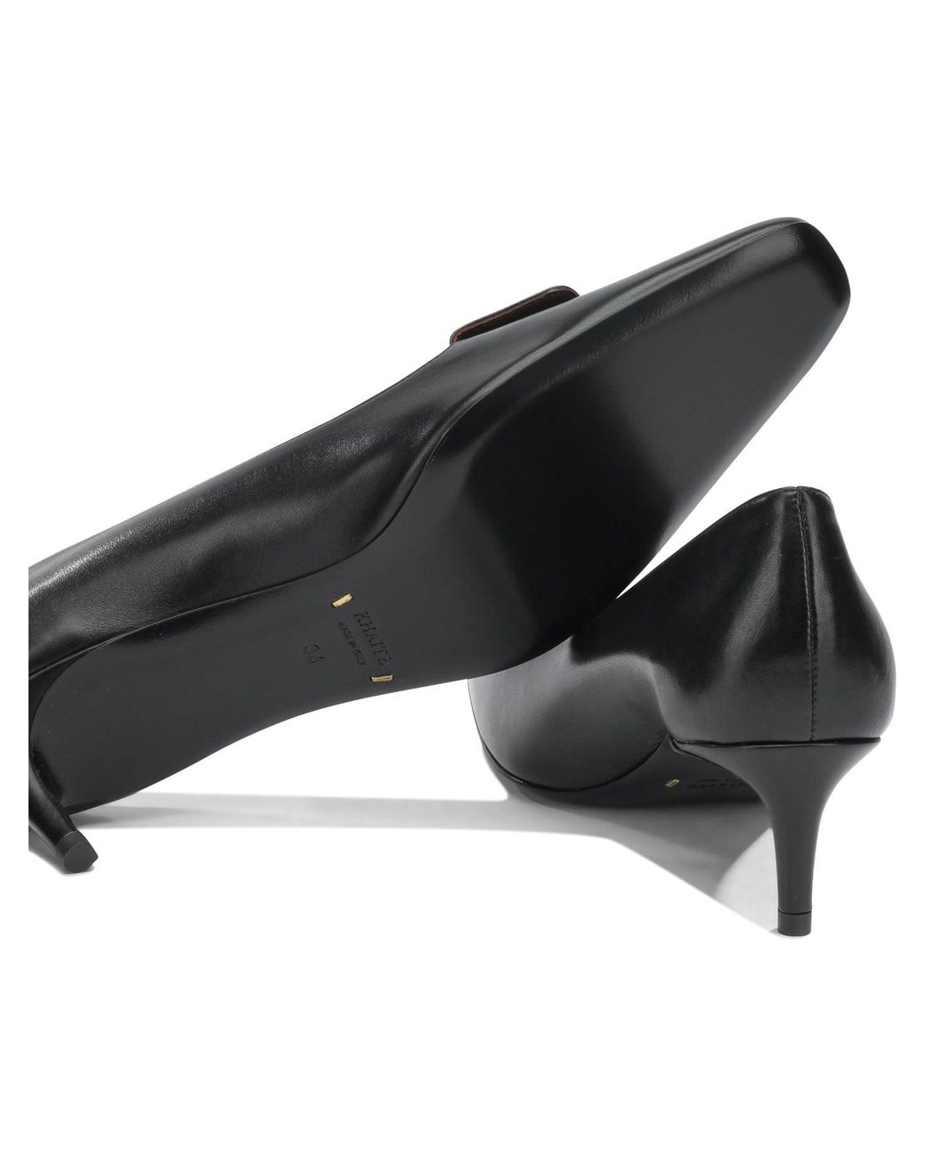 Khaite Black Chlorofibre Heeled Shoes
