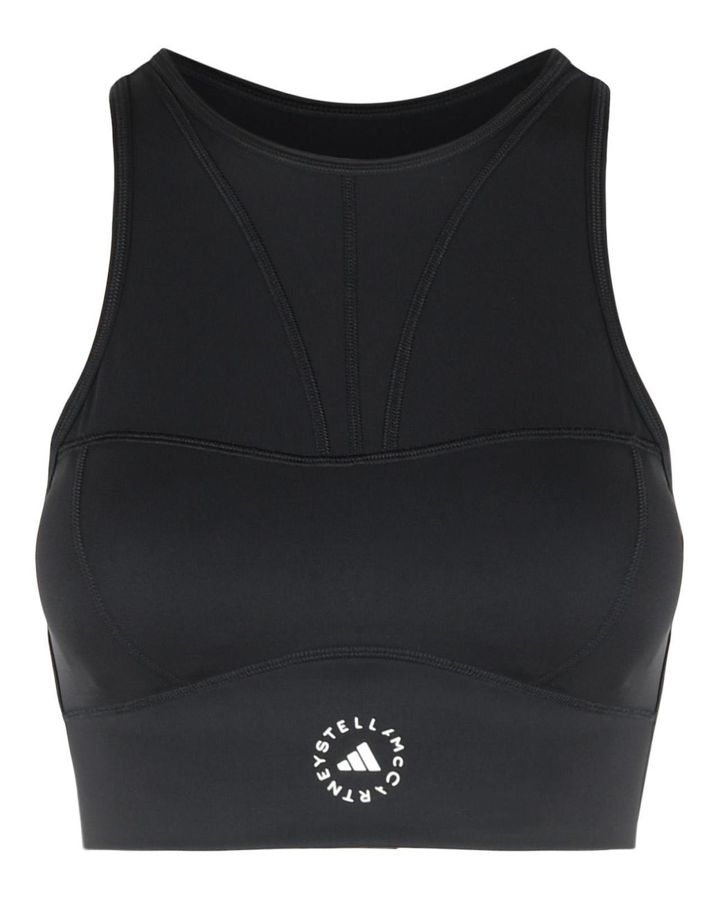 Adidas By Stella McCartney Black 'Tpr' Sporty Top
