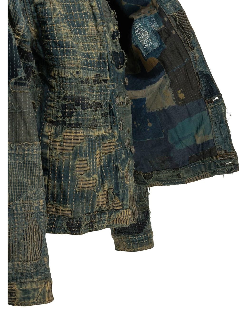Kapital Green "Boro Spring" Denim Jacket for men