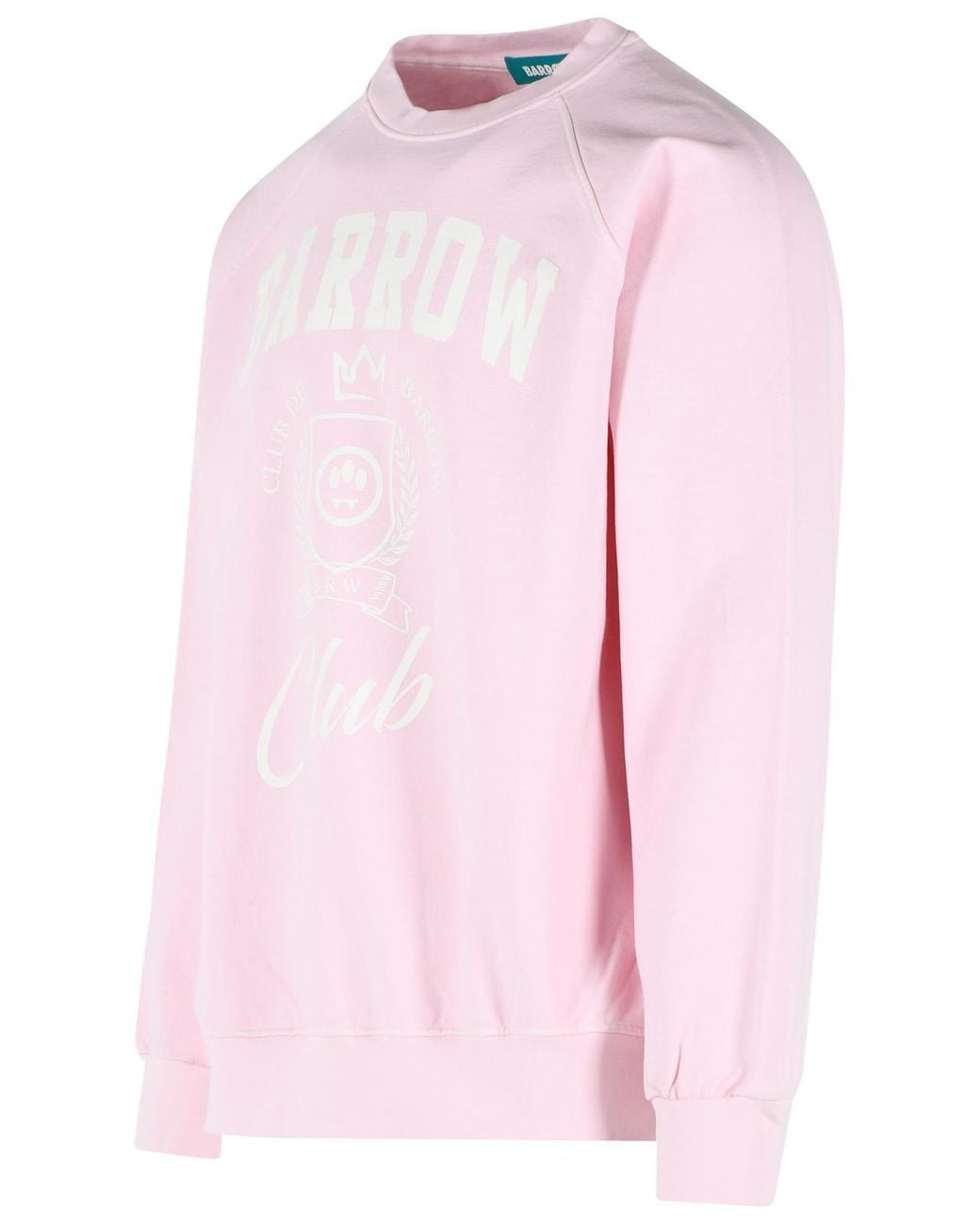 Barrow Pink Cotton Sweatshirt for men