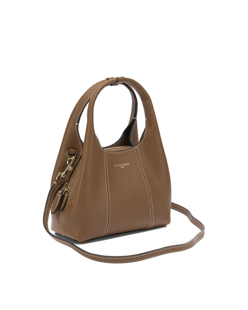 Le Tanneur Brown Leather Handbag