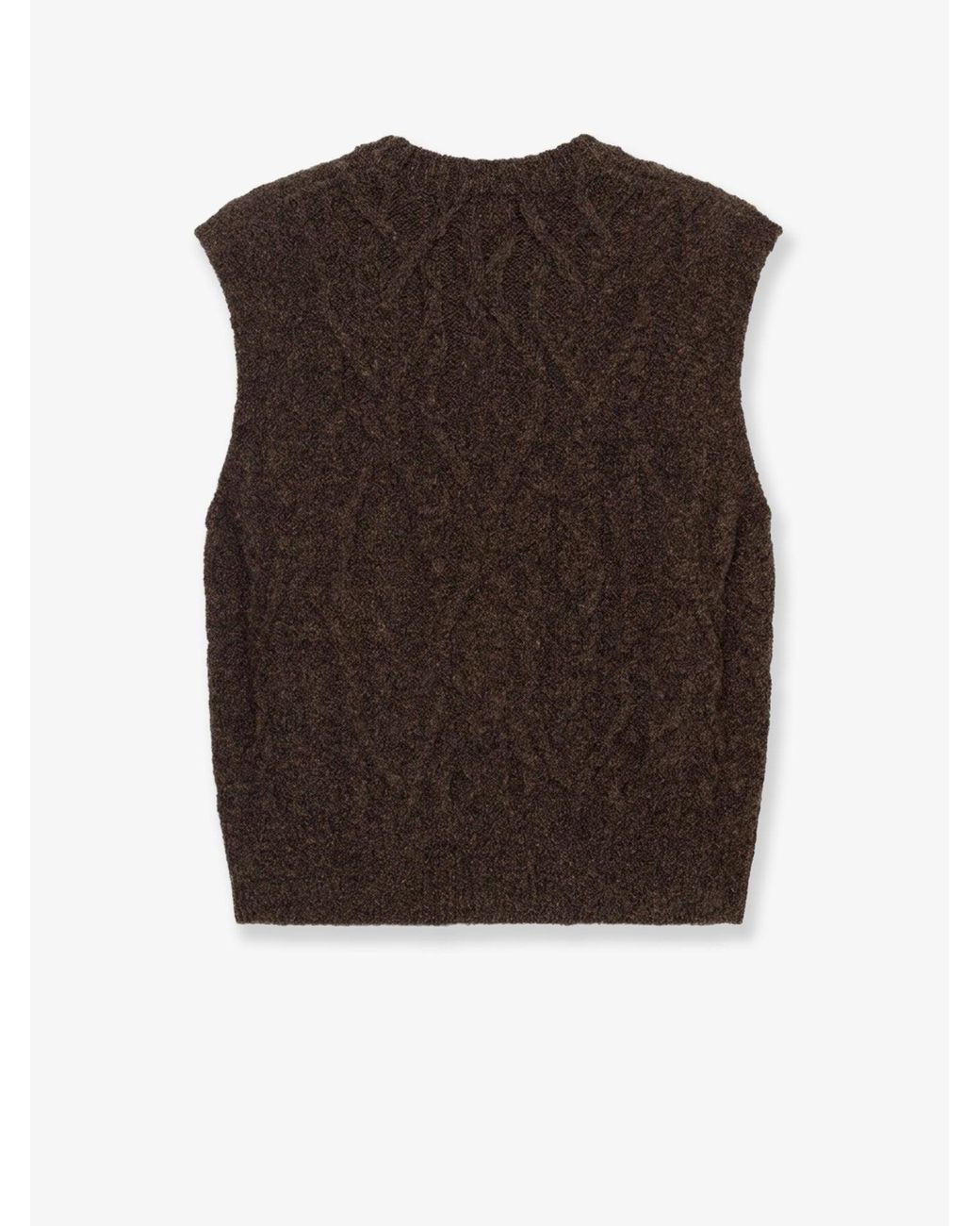 Closed Brown Wool Blend Vest