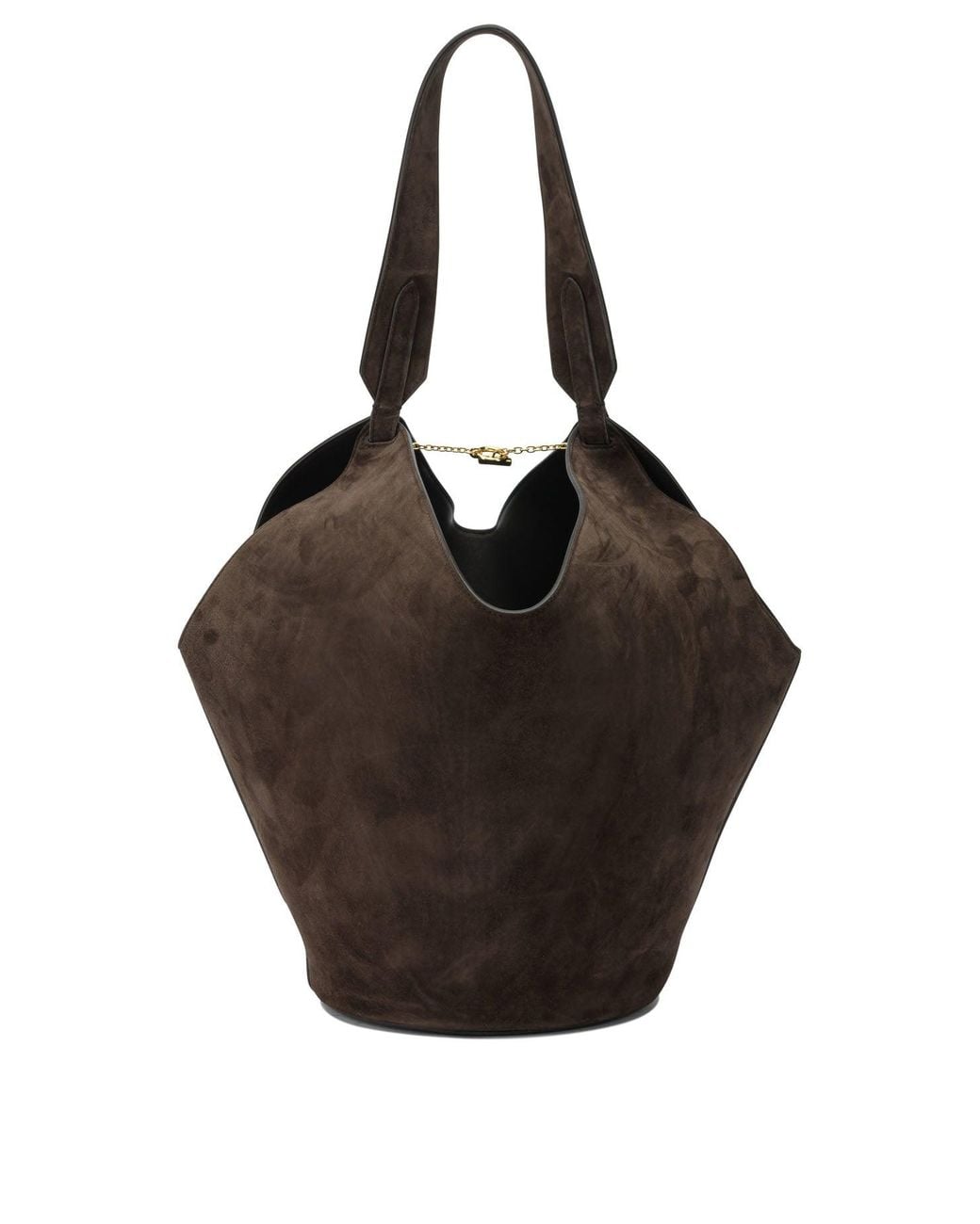 Khaite Black Medium "Lotus" Shoulder Bag