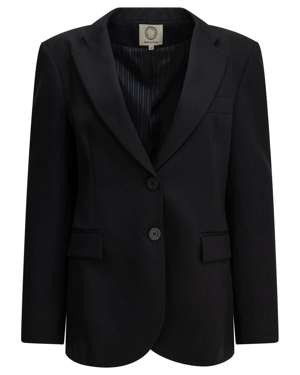 Ines De La Fressange Paris Black Jackets & Coats