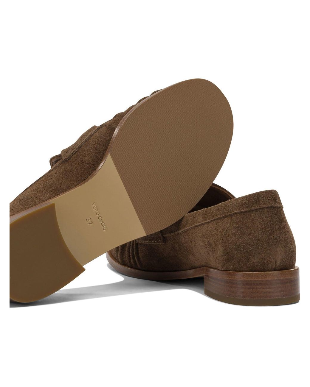 Strategia Brown Leather Loafers