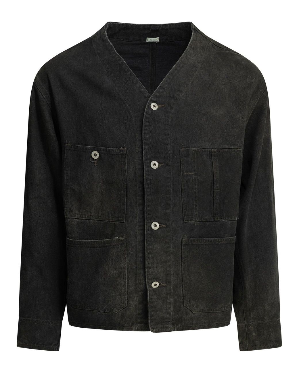 A.PRESSE Black "Engineer" Denim Jacket