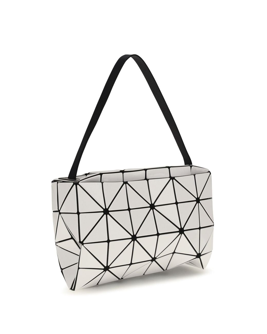 Issey Miyake White Carton Shoulder Bag