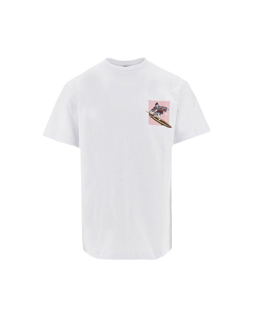 Mauna Kea White 'Samurai' T-Shirt for men