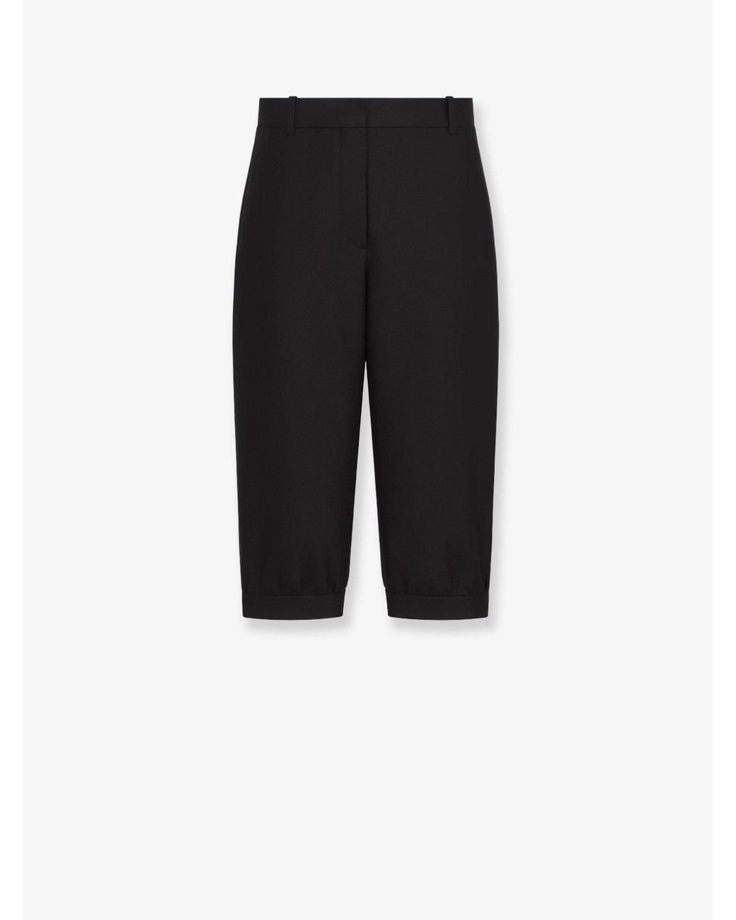 Dior Black Virgin Wool And Silk Grain De Poudre Bermuda Shorts