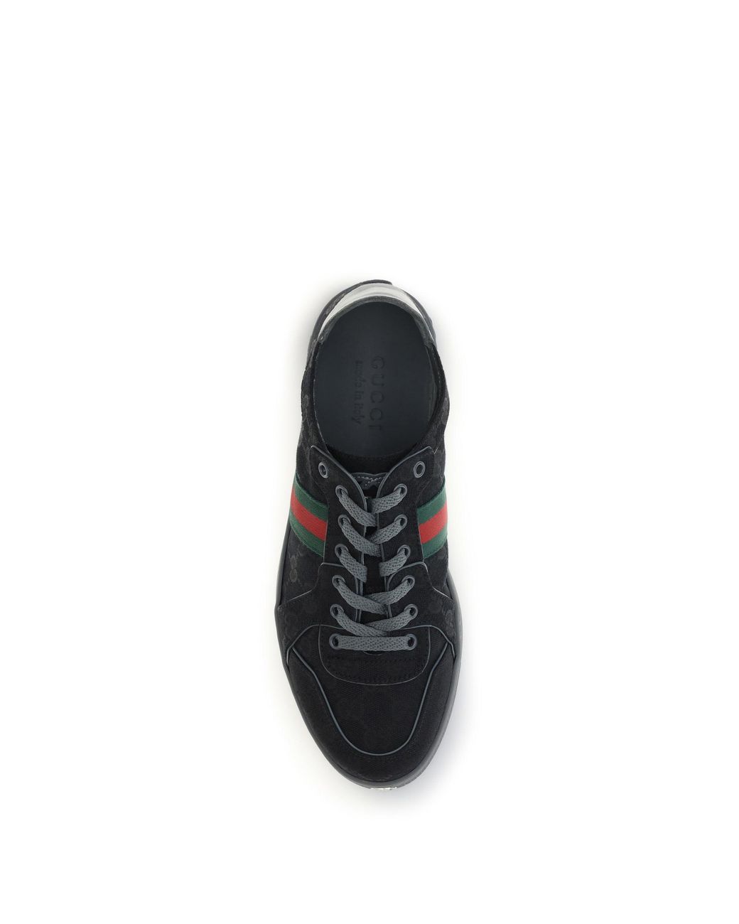 Gucci Black Stretch Gg Fabric Sneakers for men