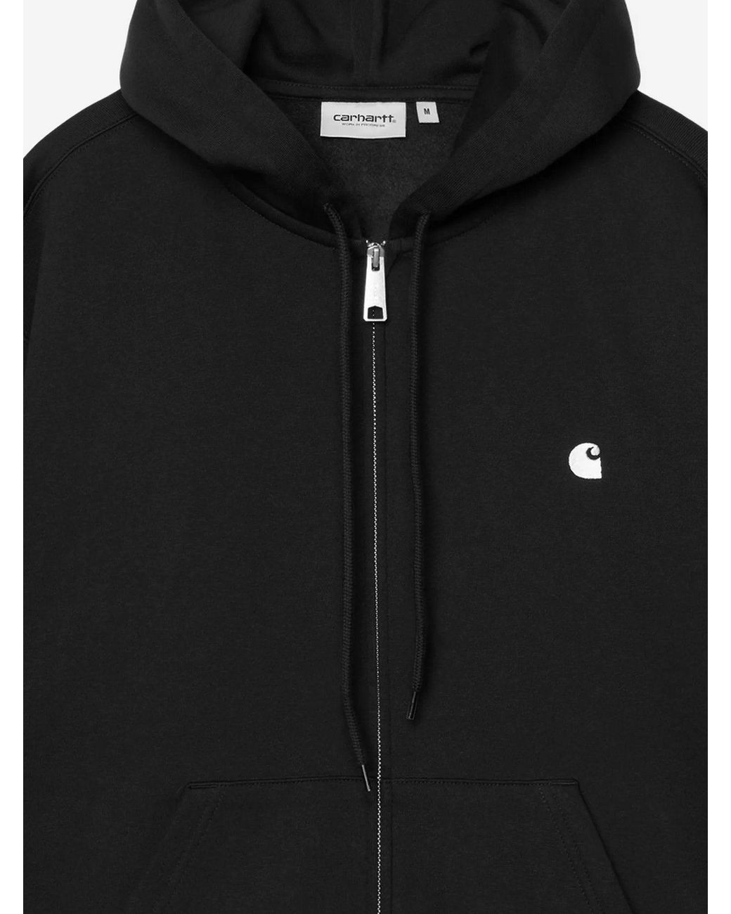 Carhartt Black Mack Jacket Cotton Hoodie for men