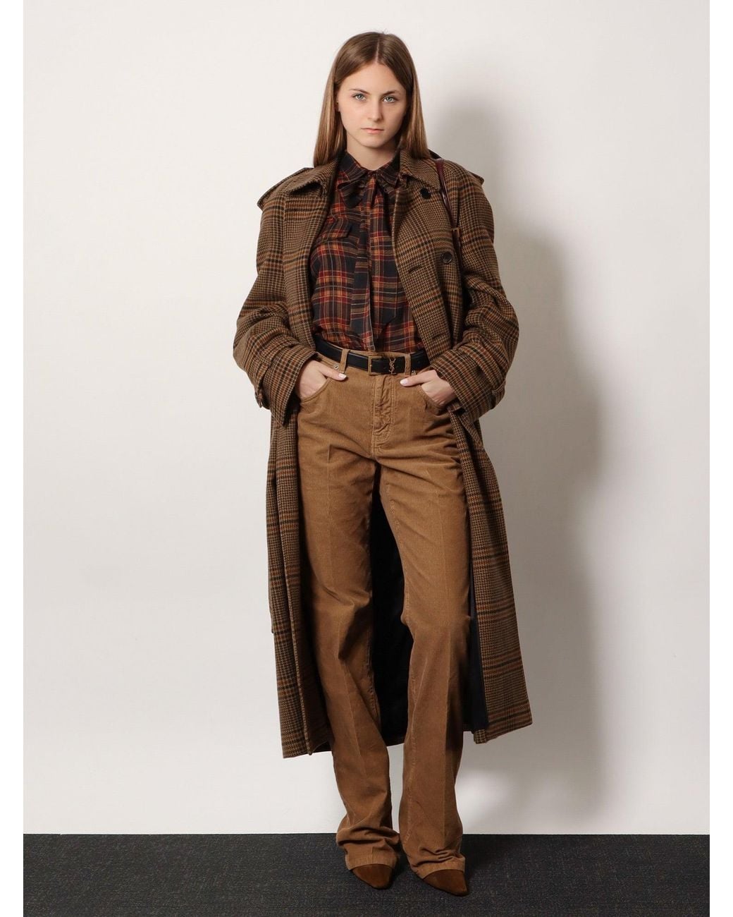 Saint Laurent Natural Clyde Corduroy Trousers
