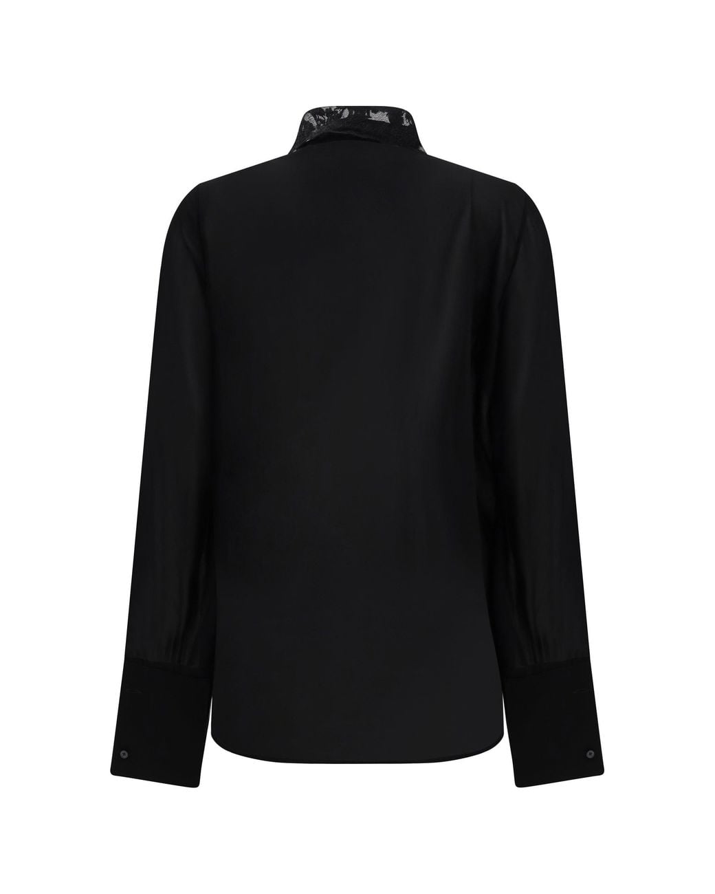 Fendi Black Georgette Shirt