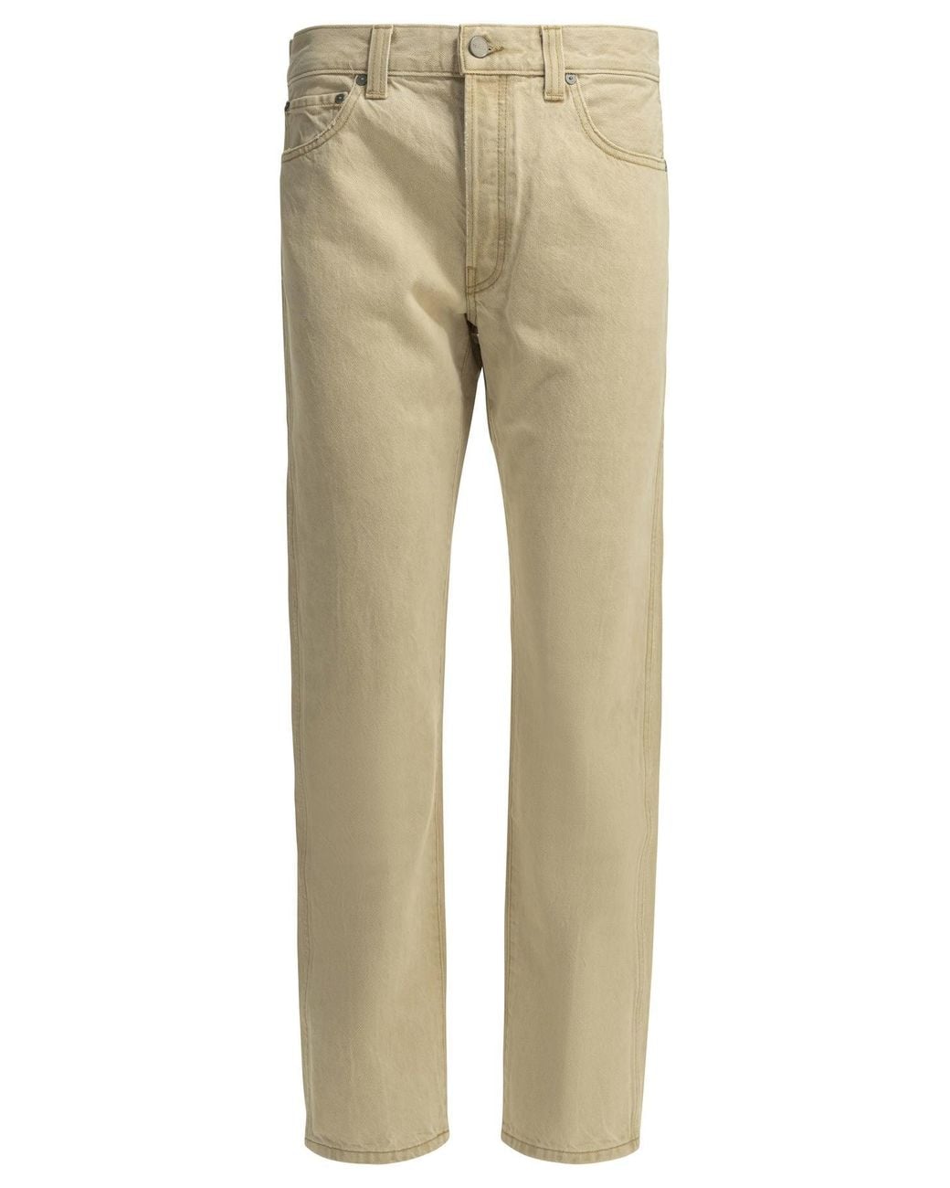 Khaite Natural Callum Jean Straight-Leg Jeans