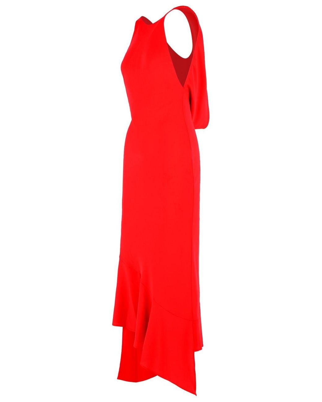 ANDAMANE Red 'Carmen' Polyester Dress
