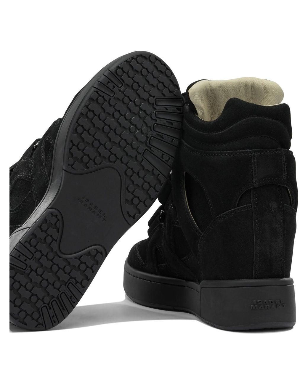 Isabel Marant Black "Im3" High Sneakers