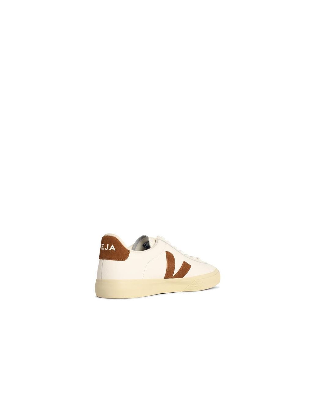 Veja Metallic 'Campo' Lear And Cognac Sneakers for men