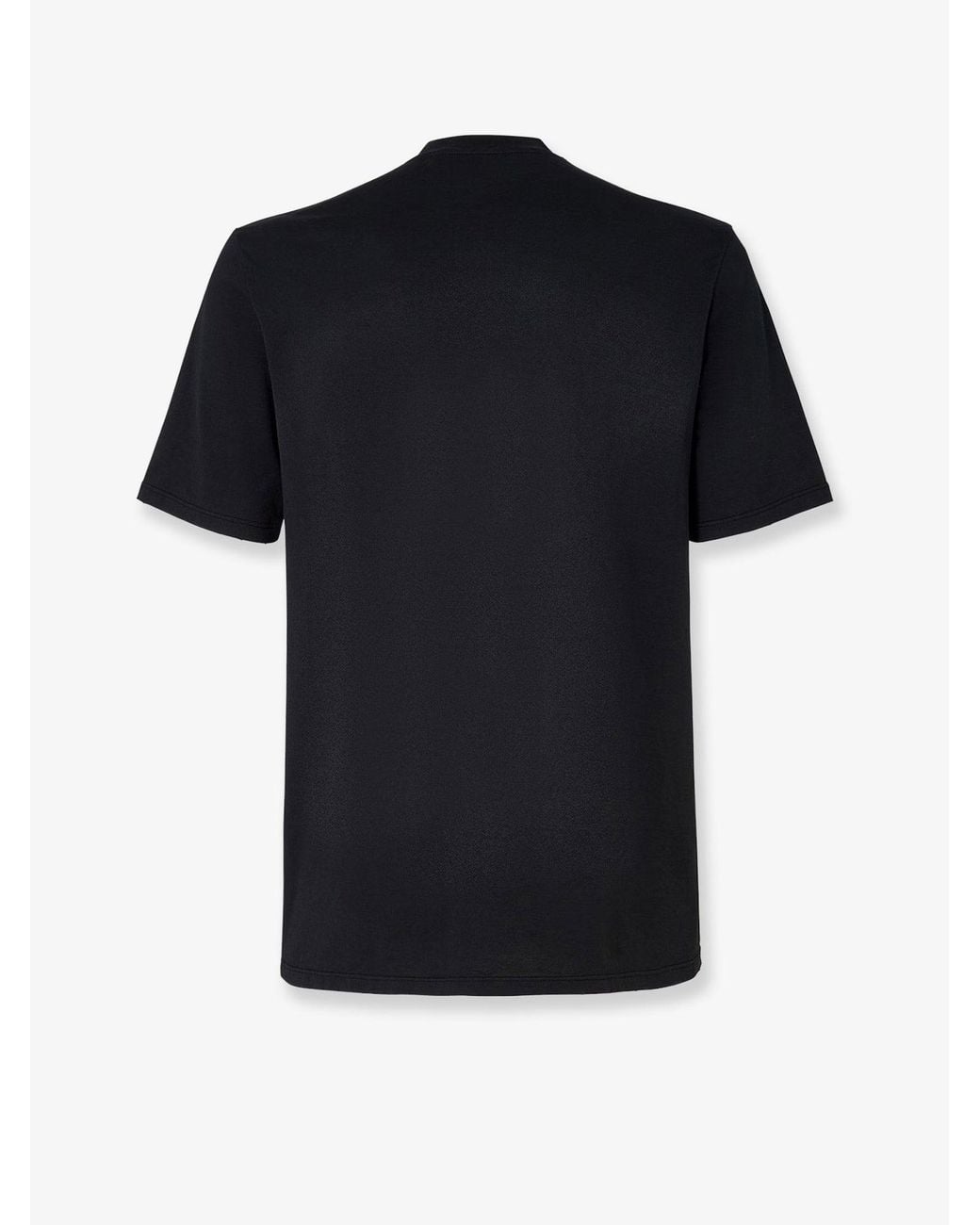 Fendi Black Cotton T-Shirt for men