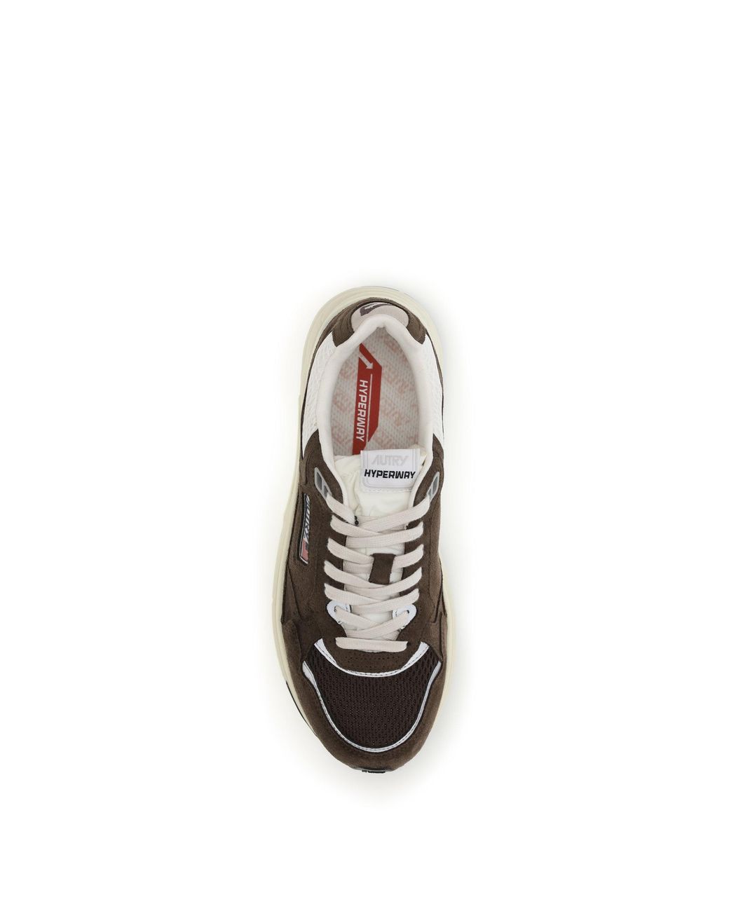 Autry White Hyperway Low Sneakers Mesh Cotto/Marshmallow for men