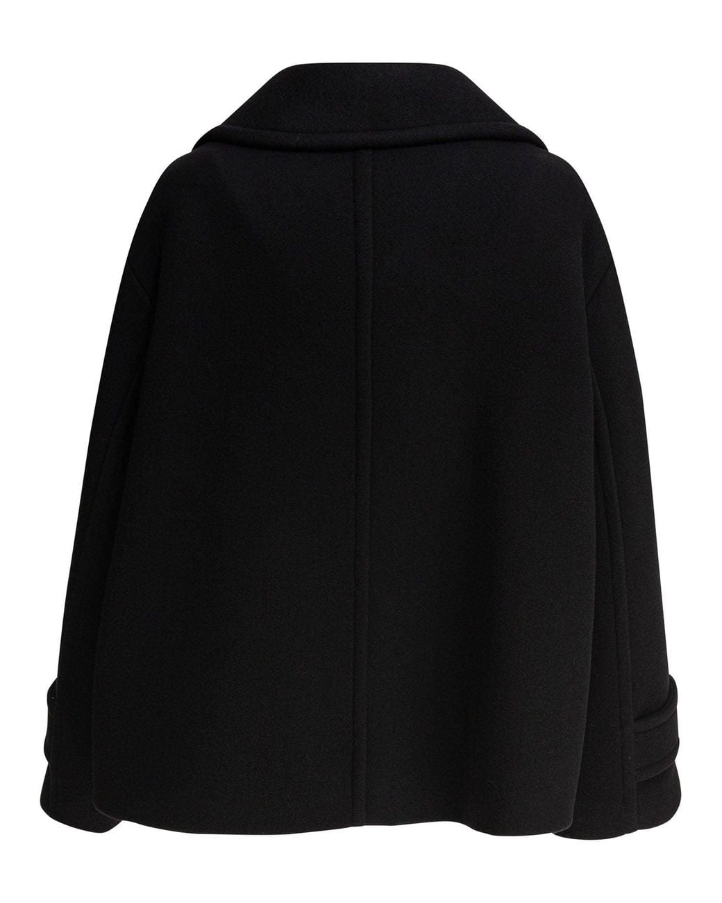 Chloé Black Chloé Short Wool Coat