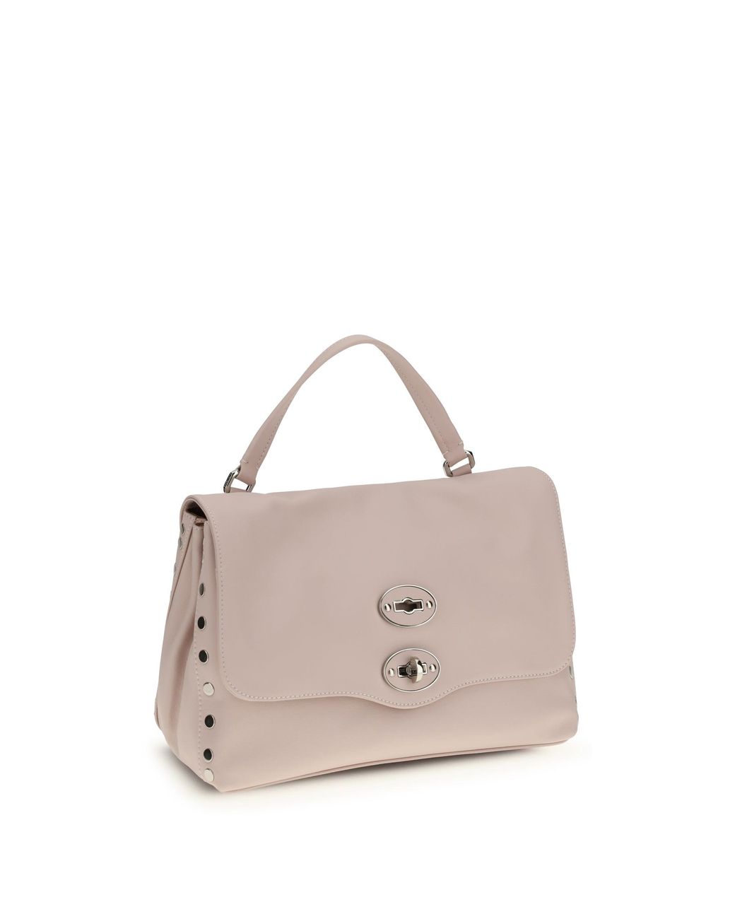 Zanellato Pink Postina Saeta Shoulder Bag Ostrica