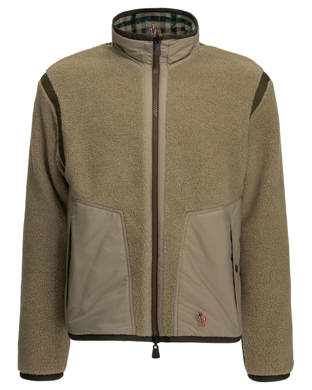 Moncler Green Reversible Fleece Jacket for men