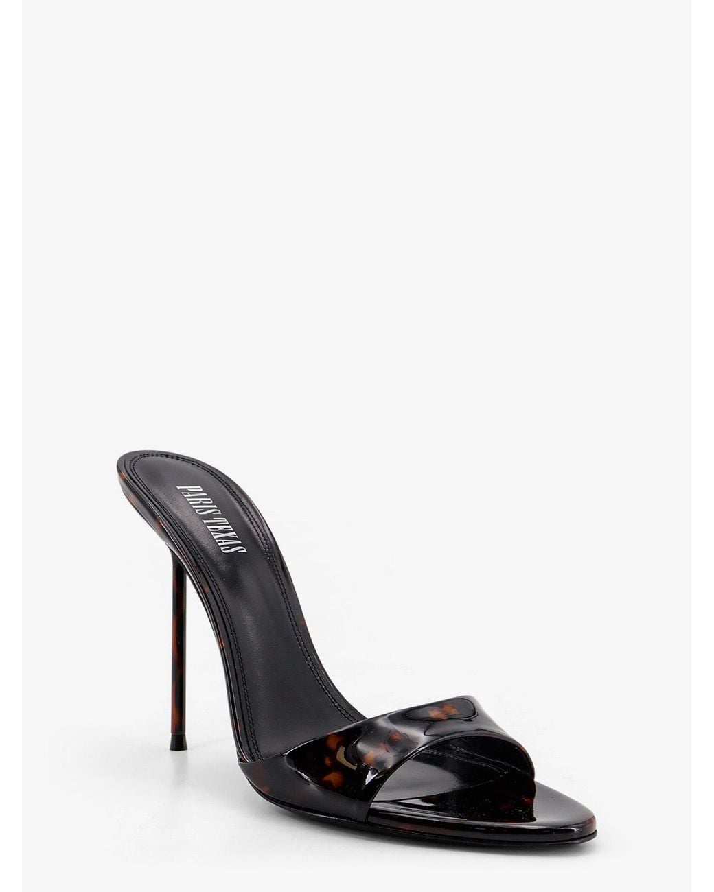 Paris Texas Brown Lidia Patent Leather Sandals