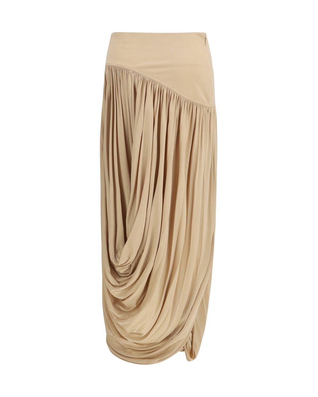 Ferragamo Natural Peplum Skirt