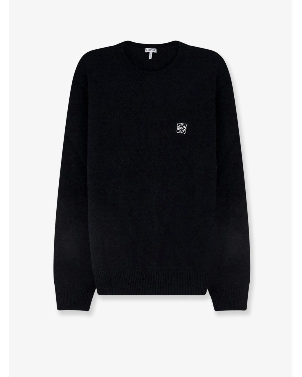 Loewe Black Wool Sweater for men