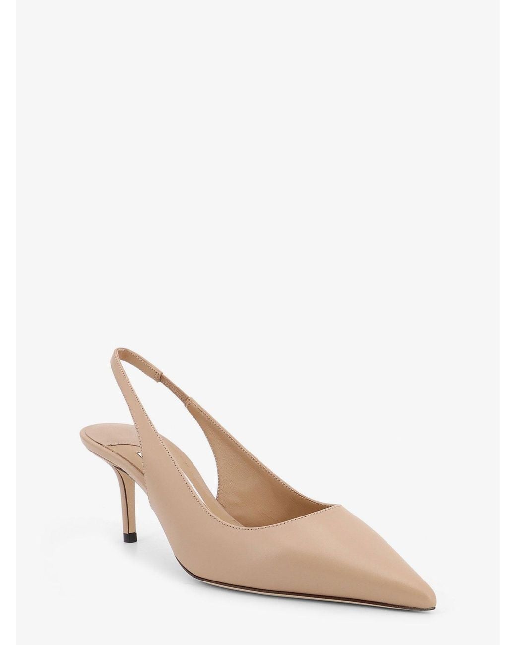 Jimmy Choo Natural Love 95 Leatther Slingback Decollete
